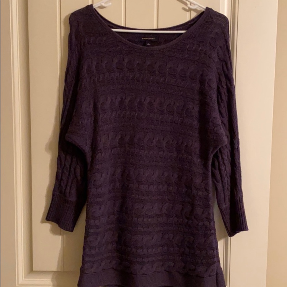 Purple Banana Republic sweater